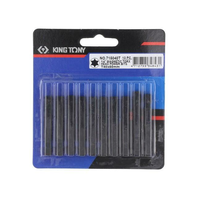 KING TONY Screwdriver bit; Torx®; TX40