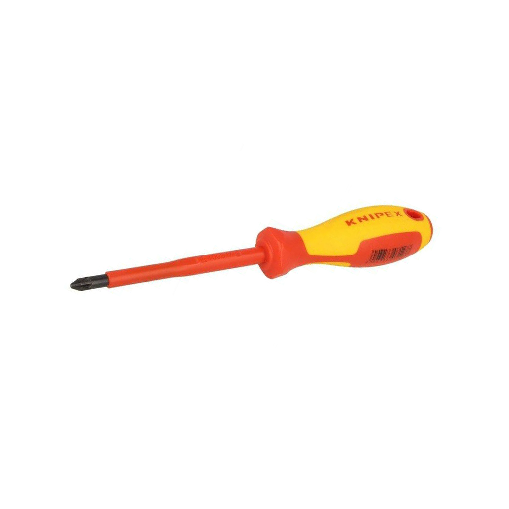 KNIPEX Screwdriver: insulated; Pozidriv®; PZ2; Blade