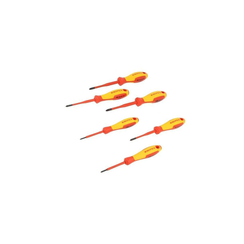 KNIPEX Screwdriver: insulated-set; insulated; Phillips,Pozidriv®