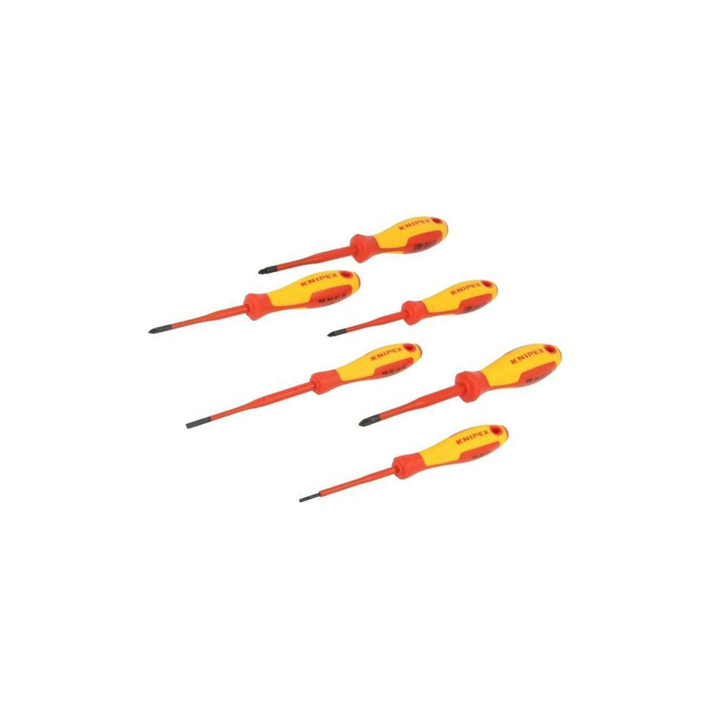 KNIPEX Screwdriver: insulated-set; insulated; Phillips,Pozidriv®