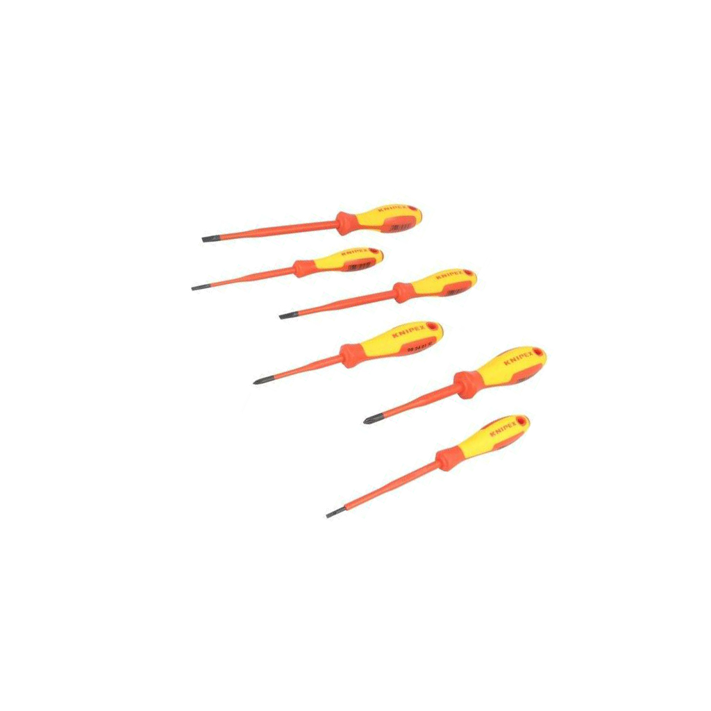 KNIPEX Screwdriver: insulated-set; insulated; Phillips,slot