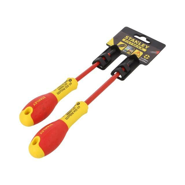 STANLEY Screwdriver: insulated-set; insulated; PlusMinus PH-type