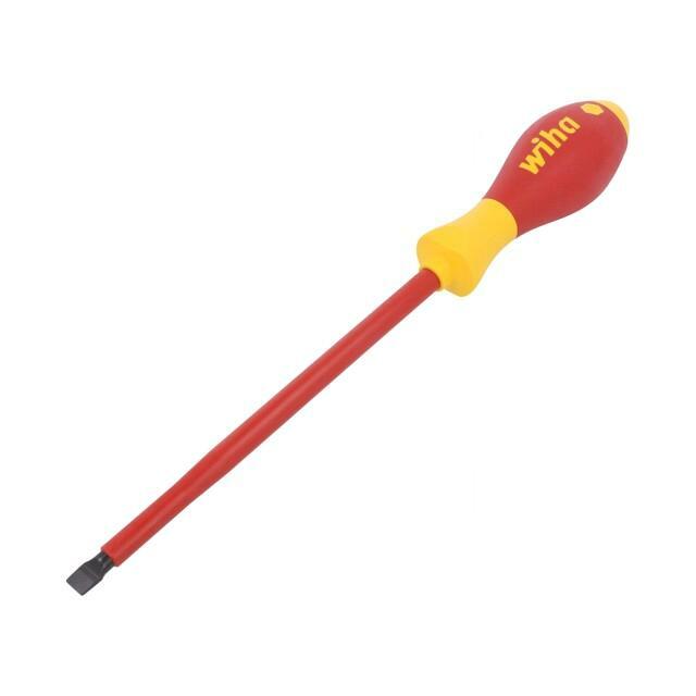 Screwdriver: insulated; slot; SL 8; 175mm