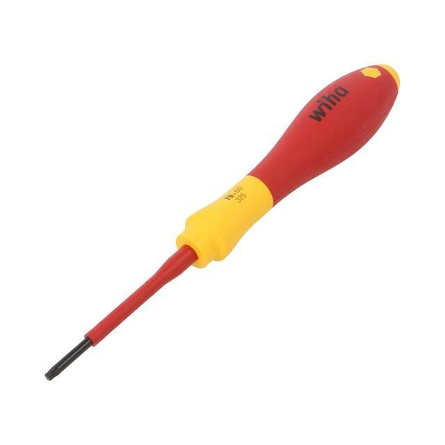 Screwdriver: insulated; Torx®; TX09; Blade length: