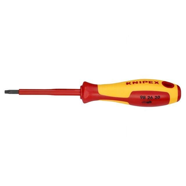 KNIPEX Screwdriver: insulated; Torx®; TX20; Blade
