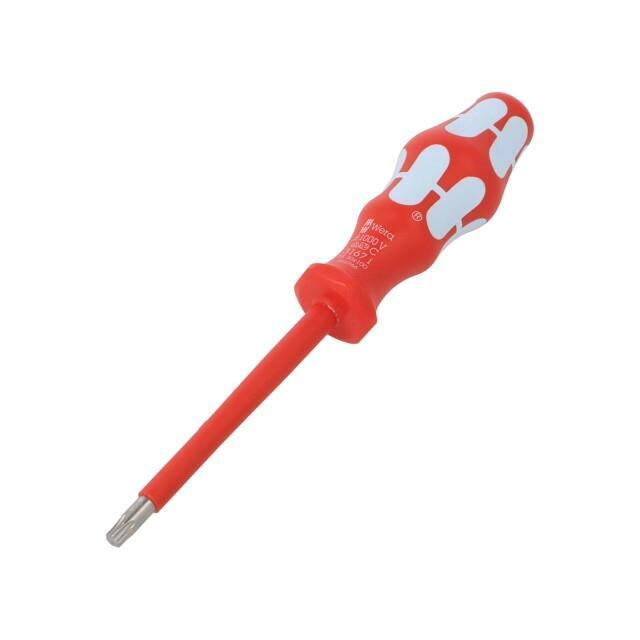 Screwdriver: insulated; Torx®; TX30; Blade length:
