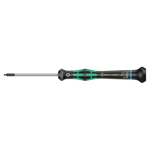 Screwdriver: precision; hex key,spherical; Blade