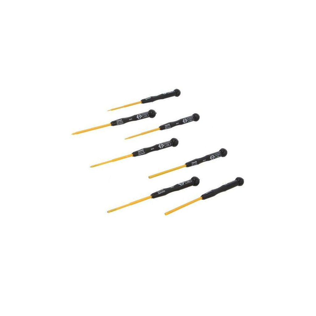 C.K Screwdriver: precision-set; insulated; slot