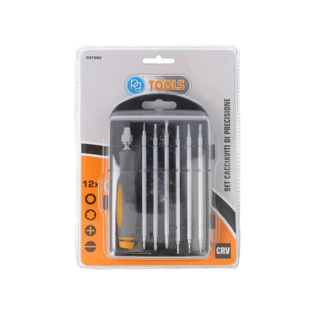 PG TOOLS Screwdriver: precision-set; precision; 12pcs