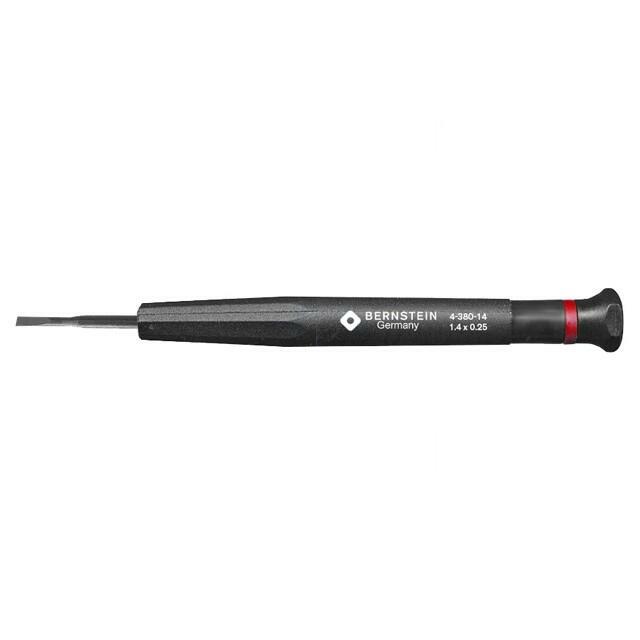BERNSTEIN Screwdriver: precision; slot; 1.4x0