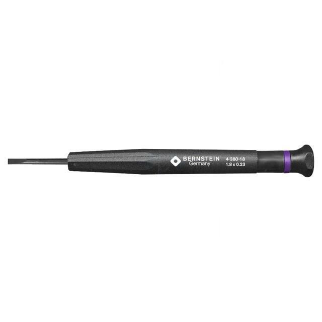 BERNSTEIN Screwdriver: precision; slot; 1.8x0