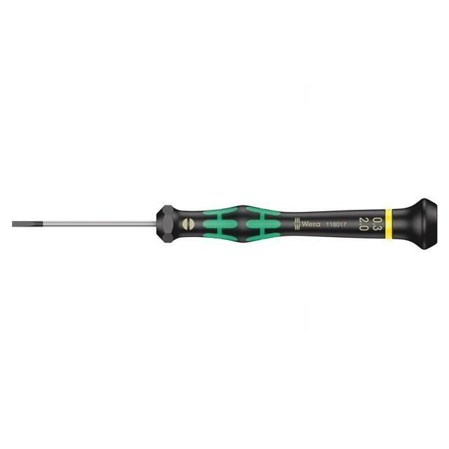 Screwdriver: precision; slot; 2x0.3mm; Blade