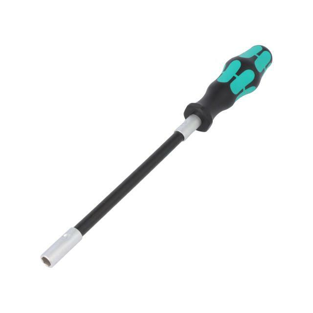 Screwdriver: standard; with flexible shaft; 6-angles