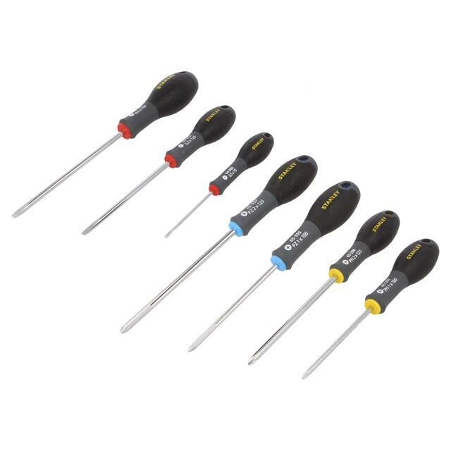STANLEY Screwdriver: universal-set; Phillips,Pozidriv®,slot