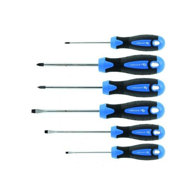 HÖGERT TECHNIK Screwdriver:universal-set; Phillips,slot; Features:
