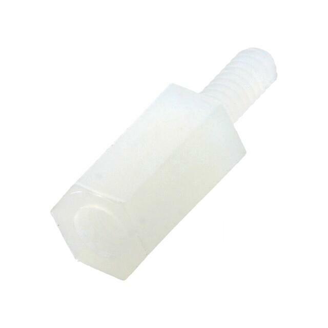 FIX&FASTEN Screwed spacer sleeve; hexagonal; polyamide