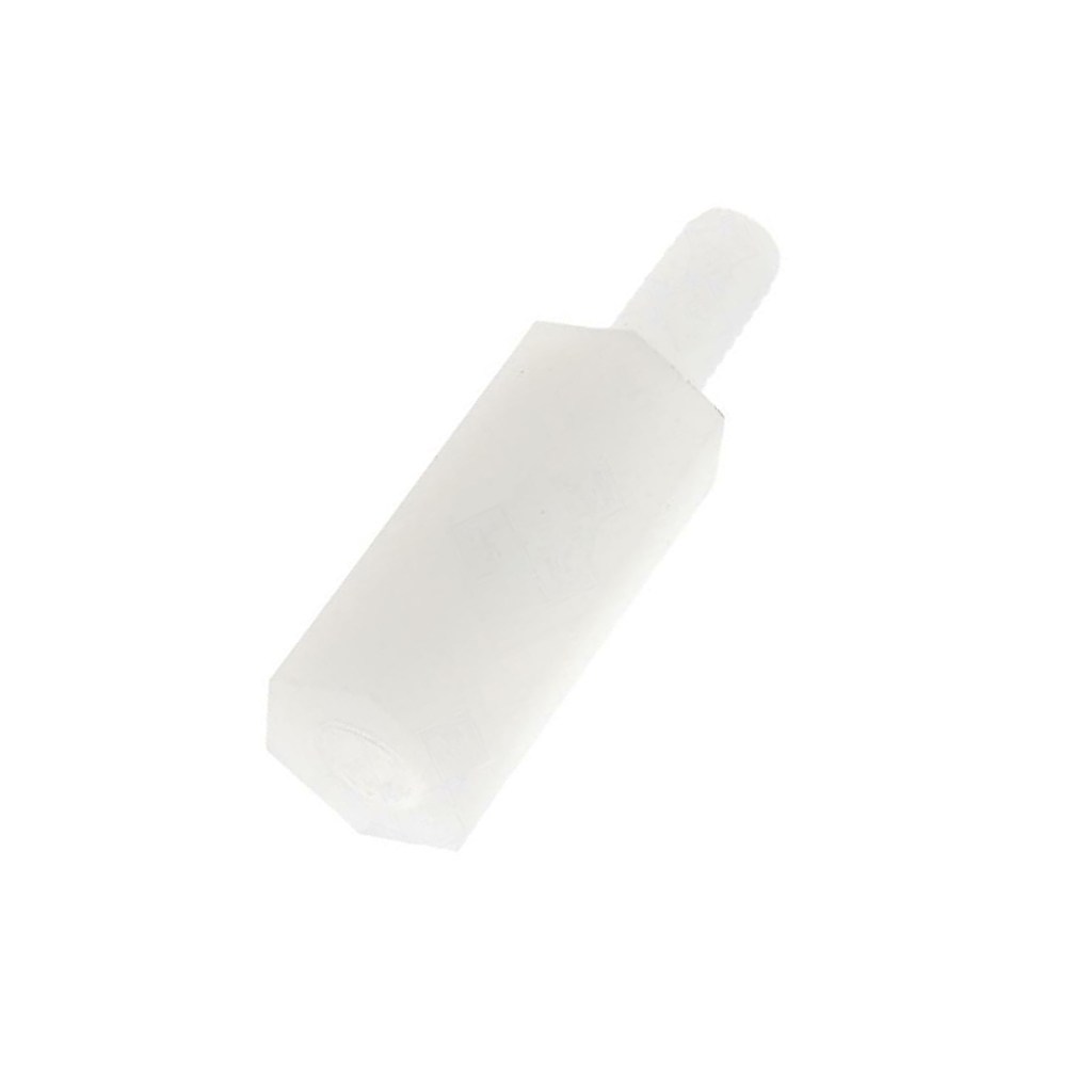 FIX&FASTEN Screwed spacer sleeve; hexagonal; polyamide