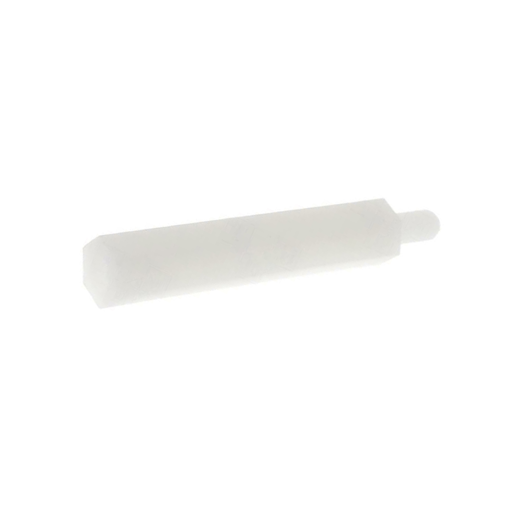 FIX&FASTEN Screwed spacer sleeve; hexagonal; polyamide