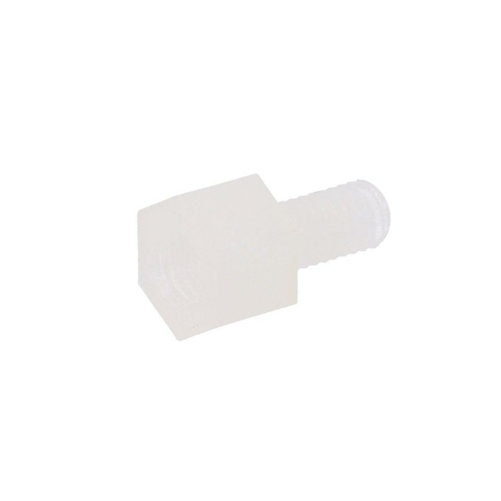 FIX&FASTEN Screwed spacer sleeve; hexagonal; polyamide