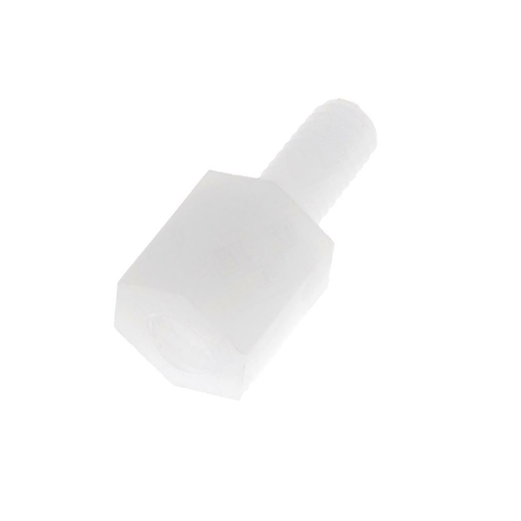 FIX&FASTEN Screwed spacer sleeve; hexagonal; polyamide