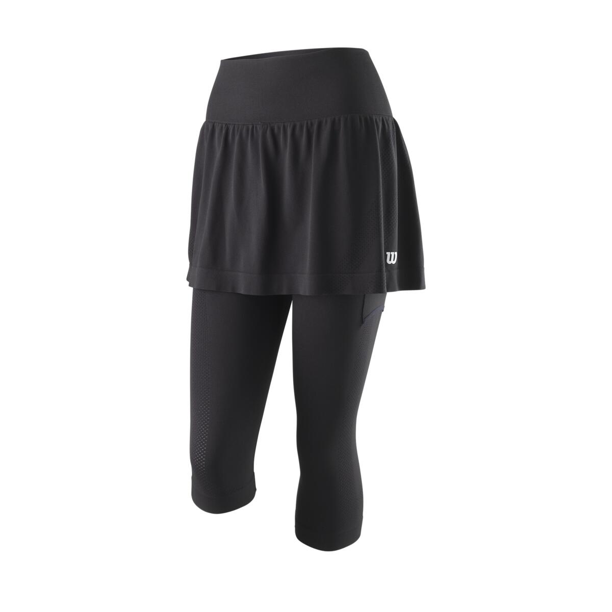 SEAMLESS CAPRI SKIRT / SKORT BLACK