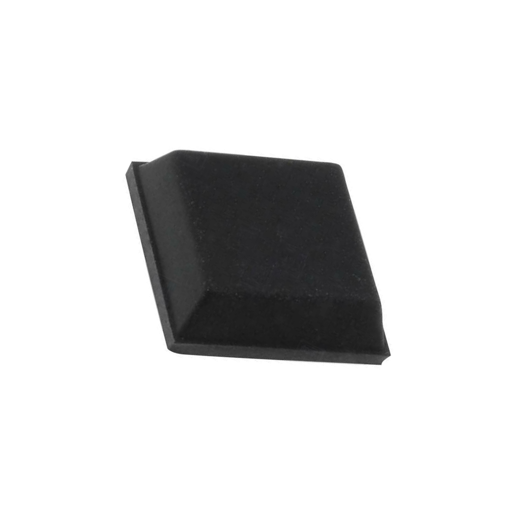 FIX&FASTEN Self-adhesive foot; black; rubber; A:
