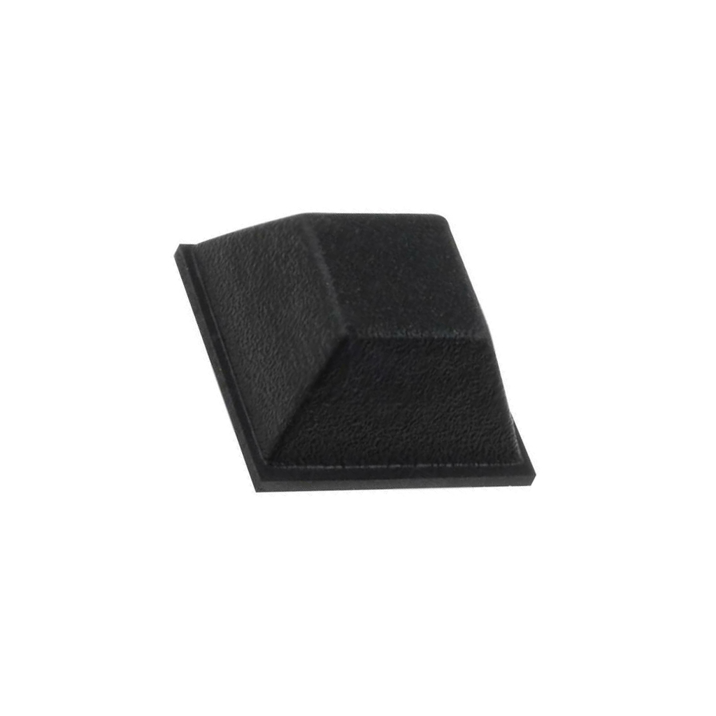 FIX&FASTEN Self-adhesive foot; black; rubber; A: