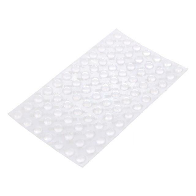 Self-adhesive foot; H: 3.3mm; transparent