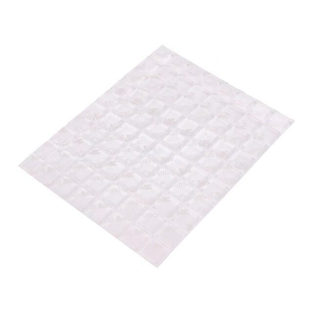 Self-adhesive foot; H: 3mm; transparent; polyurethane