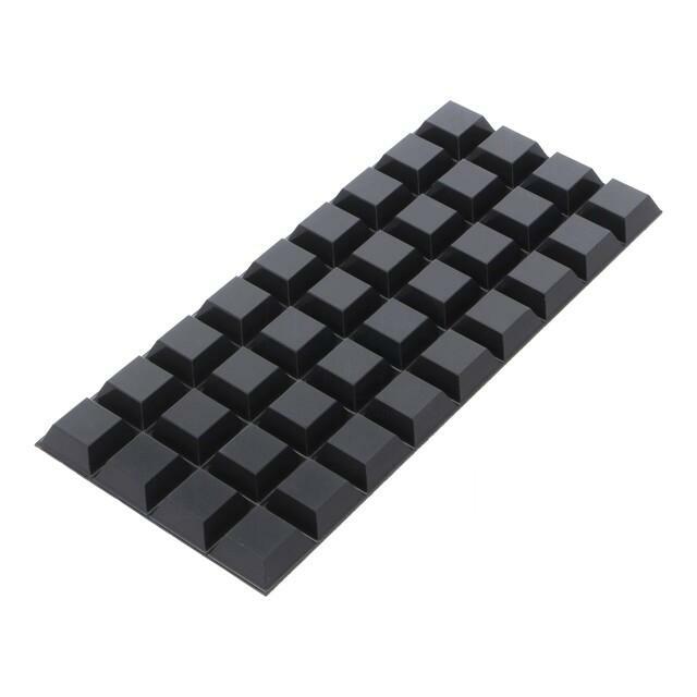 3M Self-adhesive foot; H: 7.6mm