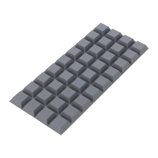 3M Self-adhesive foot; H: 7.6mm