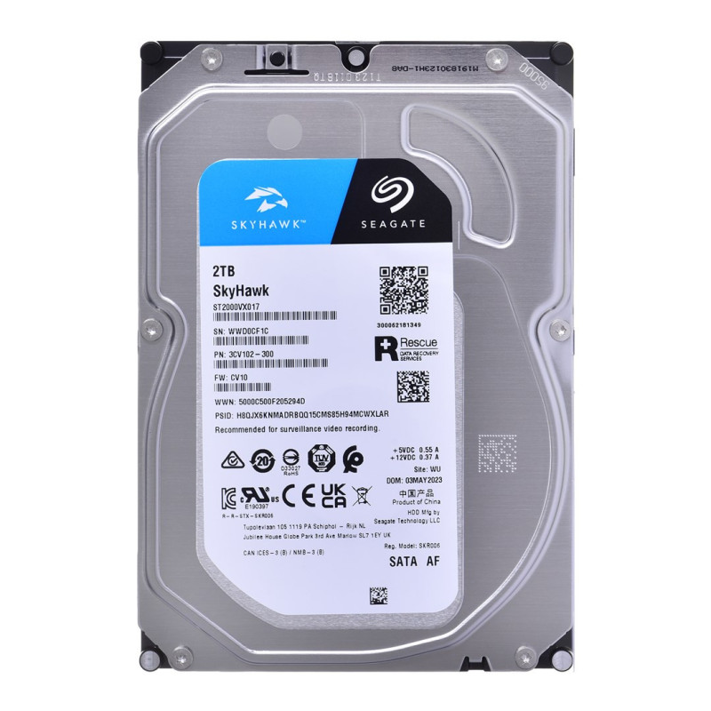 SEAGATE Surveillance Skyhawk 2TB HDD |
