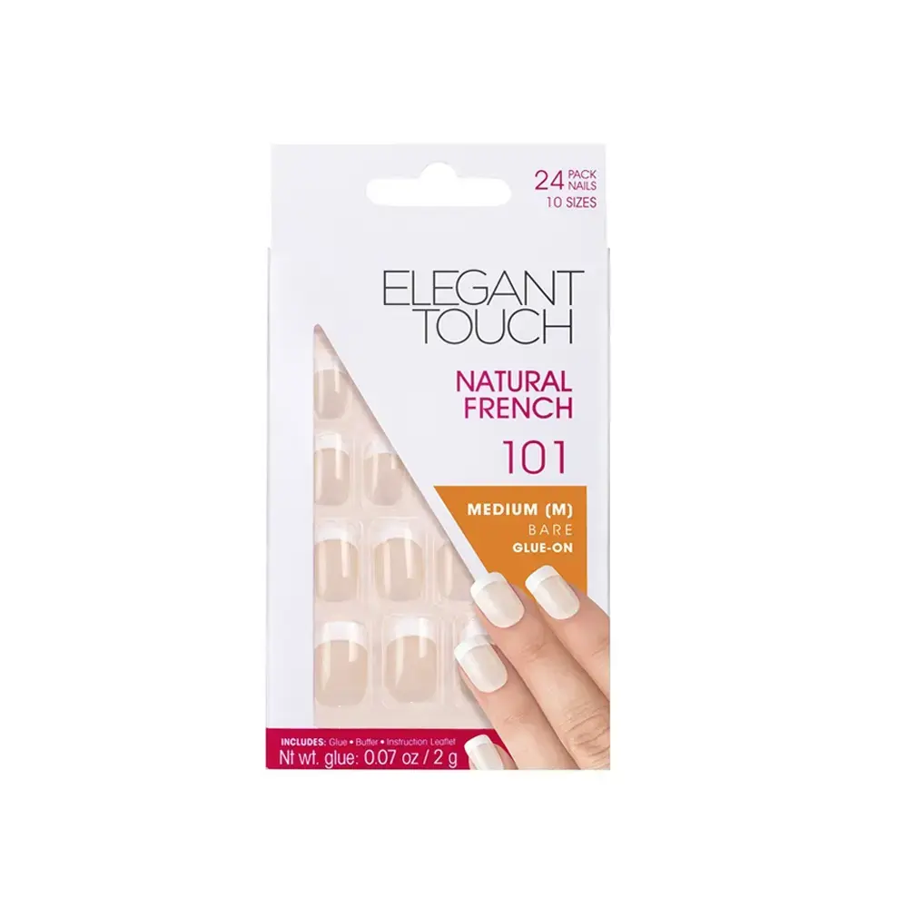Set, Elegant Touch, Natural French, Square