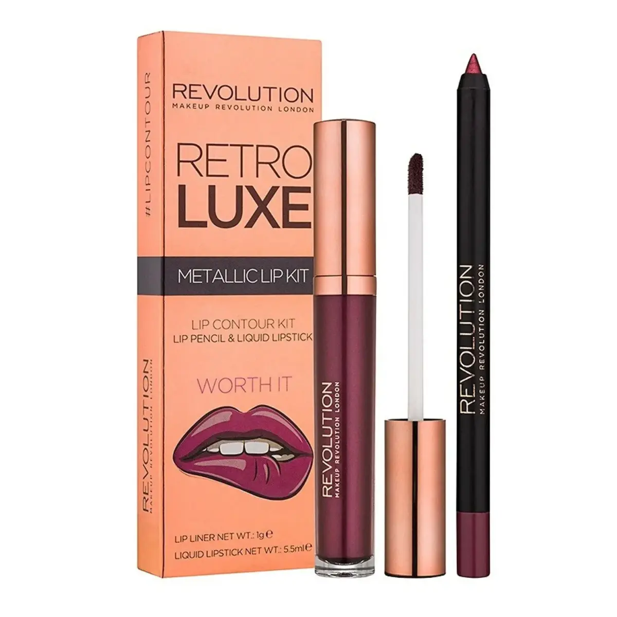 Set Makeup Revolution: Retro Luxe, Metallic