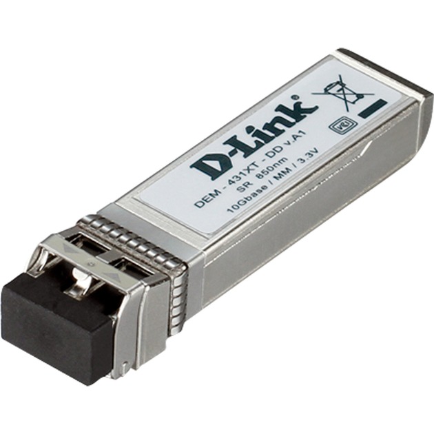 D-LINK SFP+ 10GBASE-SR raidītājs-uztvērējs DEM-431XT |