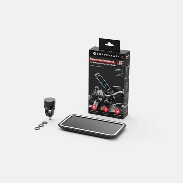 SHAPEHEART M10 bike mirror magnētiskais telefona