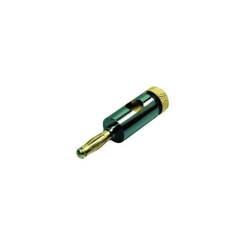 Divers Bananenstecker Metall 4mm, schwarz |