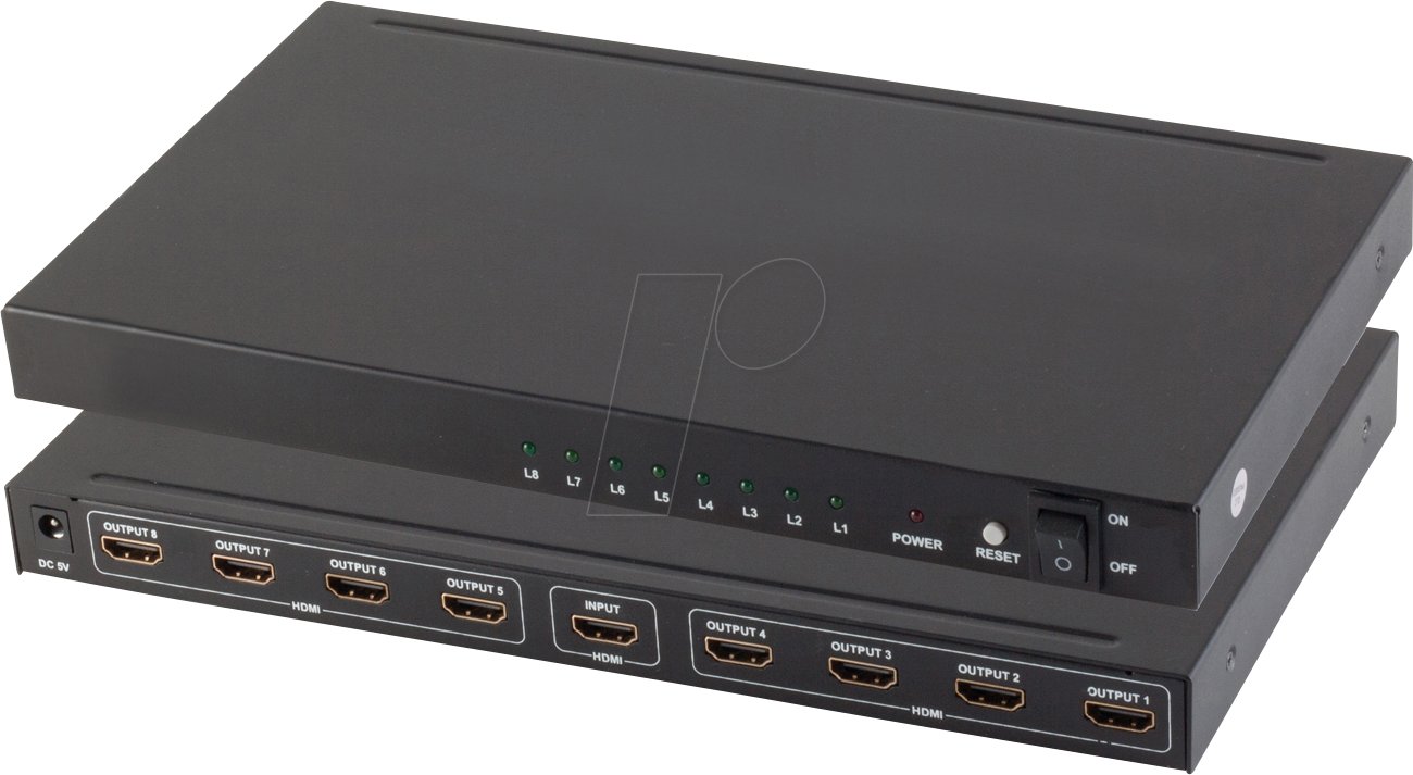 Shiverpeaks Shiverpeaks PROFESIONĀLS HDMI sadalītājs 1x8