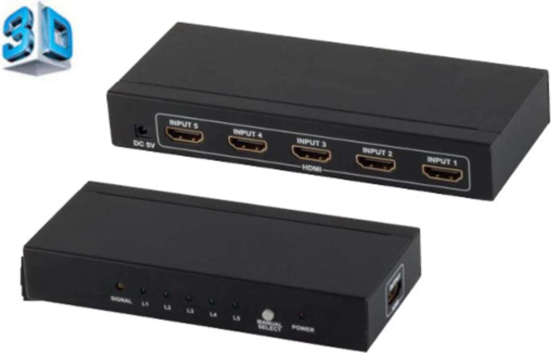 Shiverpeaks Shiverpeaks PROFESIONĀLS HDMI slēdzis 4xIN