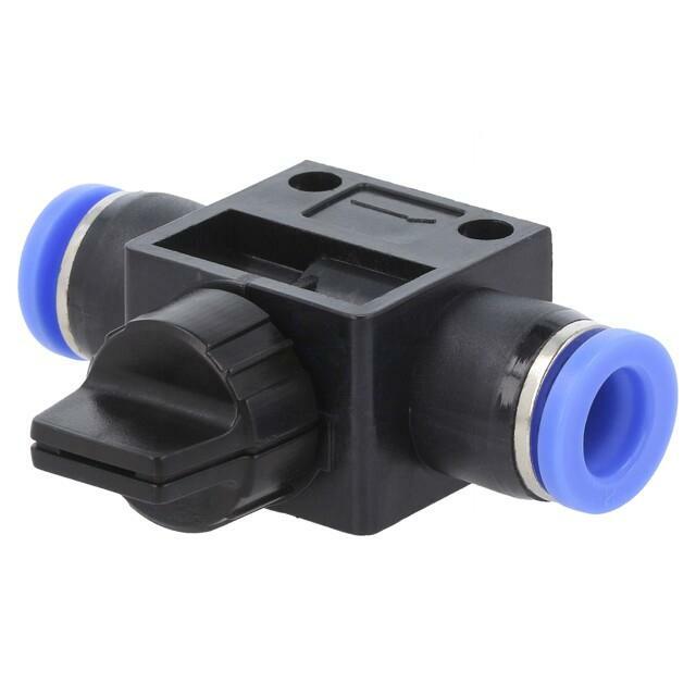 PNEUMAT Shutoff valve; 0÷10bar; nickel plated