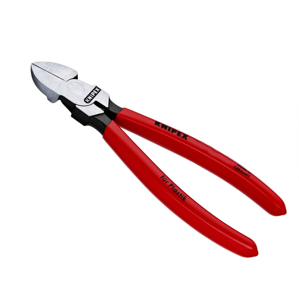 KNIPEX Side,cutting; 140mm; without chamfer