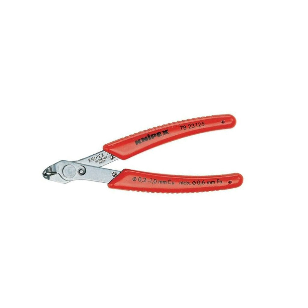 KNIPEX Side,cutting,curved,precision; 125mm