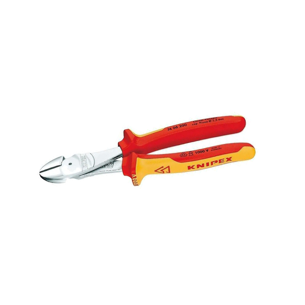 KNIPEX Side,cutting,insulated; 200mm; Pliers: