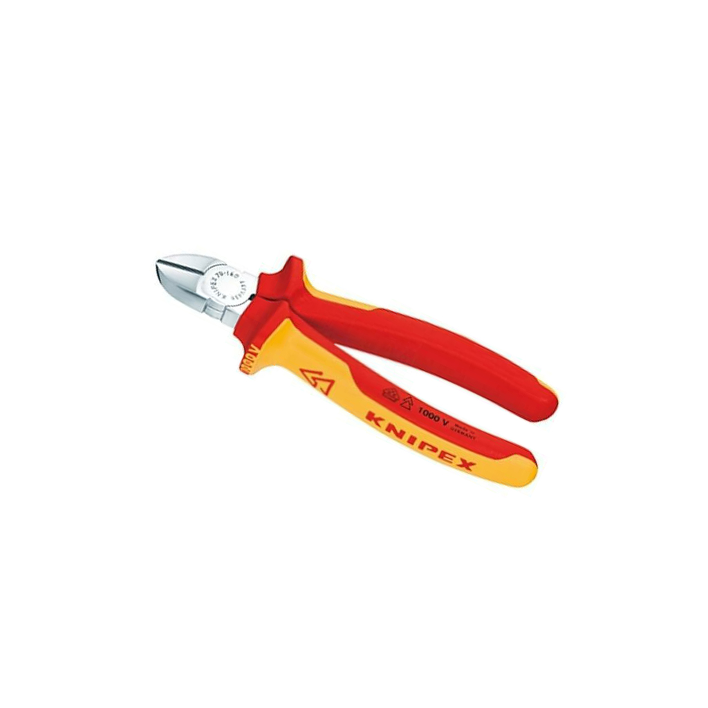 KNIPEX Side,cutting,insulated; chrome-vanadium steel