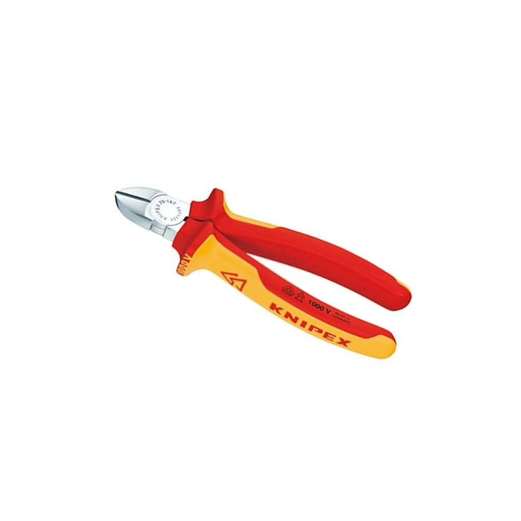 KNIPEX Side,cutting,insulated; chrome-vanadium steel