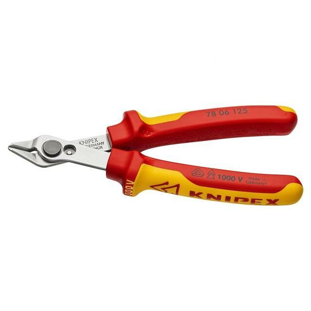 KNIPEX Side,cutting,insulated,precision; 125mm