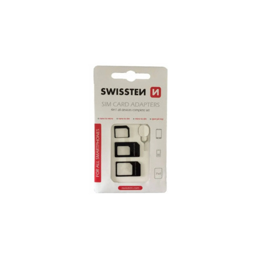 Swissten SIM Kartes Adapteru Komlekts +