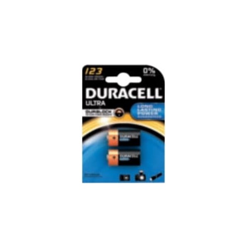 Baterijas DURACELL Lithium 123, 2gab |