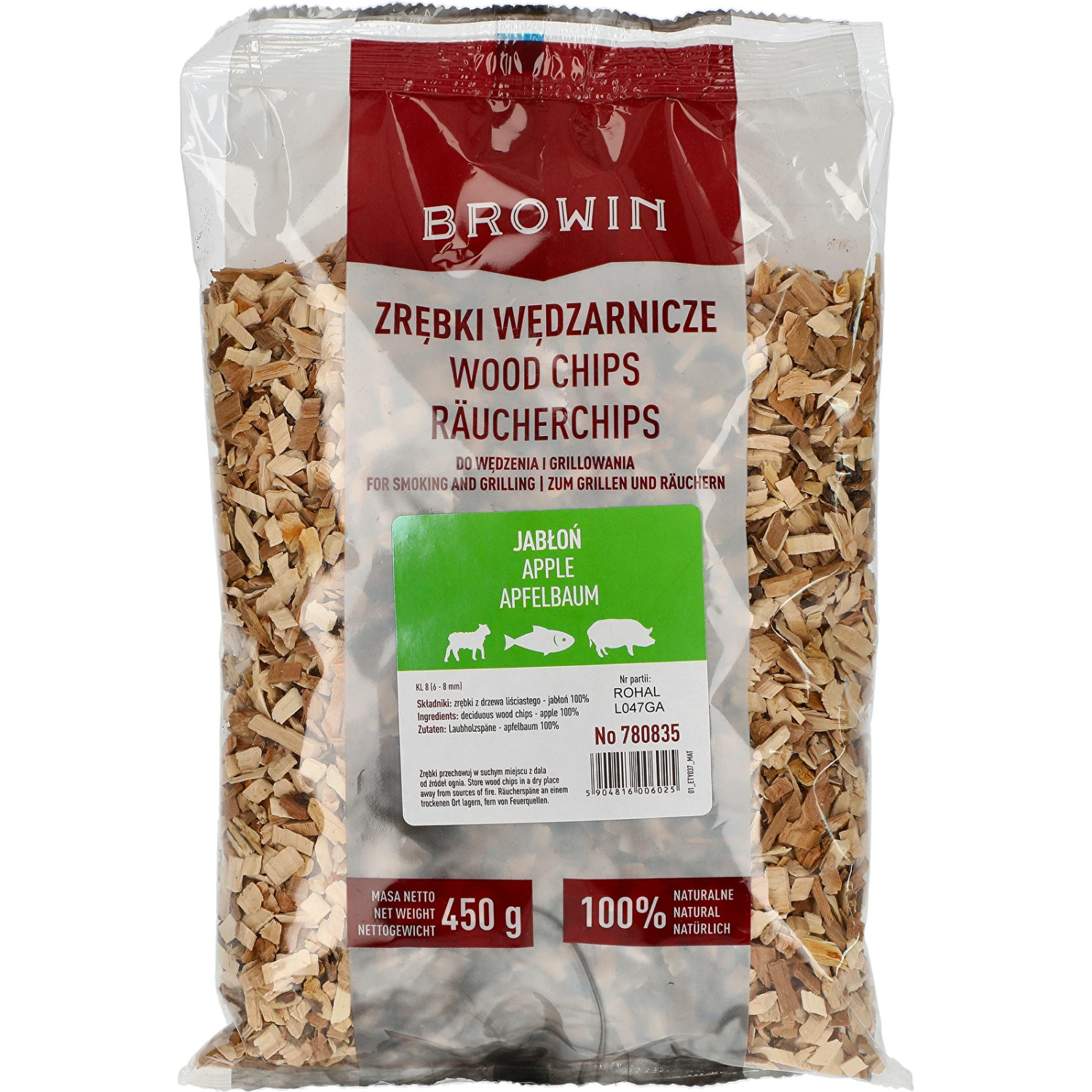 Skaidas Wood chips for smoking/grilling, apple