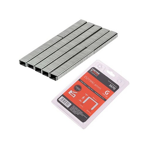 Skavas skavotājam 6mm tips G (1000gab